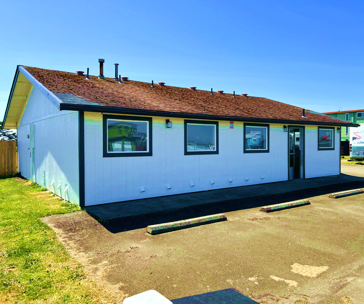Newly renovated laundromat at Westhaven RV Park
